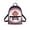 Pink Leopard Print, variant on Eheartsgir Pink Leopard Print Travel Shoulder Bag Front Pocket Mini Backpack for Shopping Outing, Polyester Lightweight Small Backpack