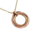 thumbnail image 2 of Pre-Owned Cartier Diamond Trinity Women's Necklace 750 Pink Gold (Good), 2 of 9