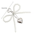 thumbnail image 3 of Pearl Bead Ribbon Shoe Decoration Buckle DIY Accessory Elegant Design Easy Install Decor Party Favors For Ladies Sneakers Flats Pumps Sandals Clutches Hats Dress Belt Decoration, 3 of 6