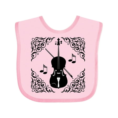 

Inktastic Violin Player Orchestra Gift Gift Baby Girl Bib