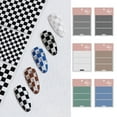 thumbnail image 1 of zhaomeidaxi Checkerboard Nail Stickers Decals, Black White Plaid Nail Art Supplies, Lightweight Adhesive Stickers Gel Polish Manicure Decoration Accessories, 1 of 7