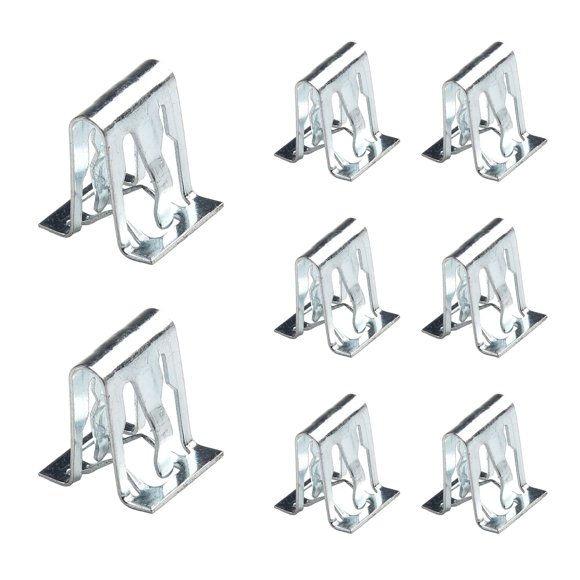 10 Pcs Metal Retainer Clip for Car Dashboards DVD CD Panel Plate (Bulk Pack)
