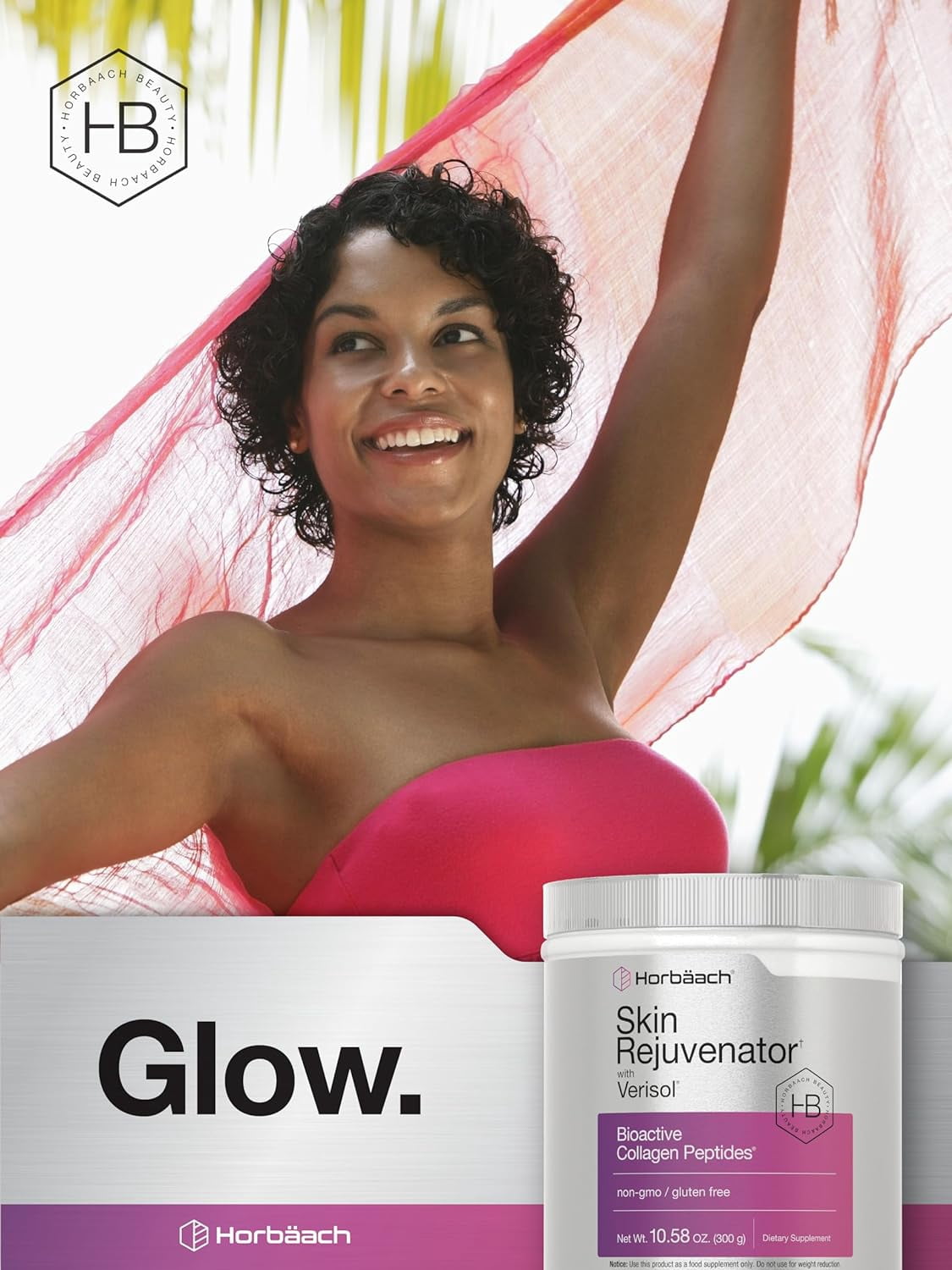 Skin Rejuvenator Powder 10.58 oz | Bioactive Collagen Peptide | by Horbaach