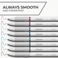 thumbnail image 4 of Sharpie S-Gel Pens, Fashion Barrel Gel Pens, Pearl White Body, Medium (0.7mm) Point, Bold Ink Colors, 8 Count, 4 of 8