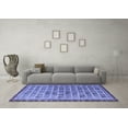 thumbnail image 3 of Ahgly Company Indoor Rectangle Oriental Blue Modern Area Rugs, 7' x 10', 3 of 4