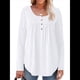 thumbnail image 3 of Camisas de Larga para Mujer, Conjuntos de Otoño, Cuello Redondo, Túnicas Casuales, Blusas de Moda, Ropa de Moda. L, 3 of 6
