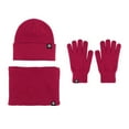 thumbnail image 1 of CSChome Solid Color Hat Unisex Winter Hat and Scarf Set - Thick Warm Elastic Non-Slip Windproof Outdoor Cycling, 1 of 7