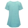 thumbnail image 3 of Niuer Women's Quick Dry Workout Tee Shirt Casual Loose Short Sleeve Blouse Running Workout Active Wear Tops, 3 of 6