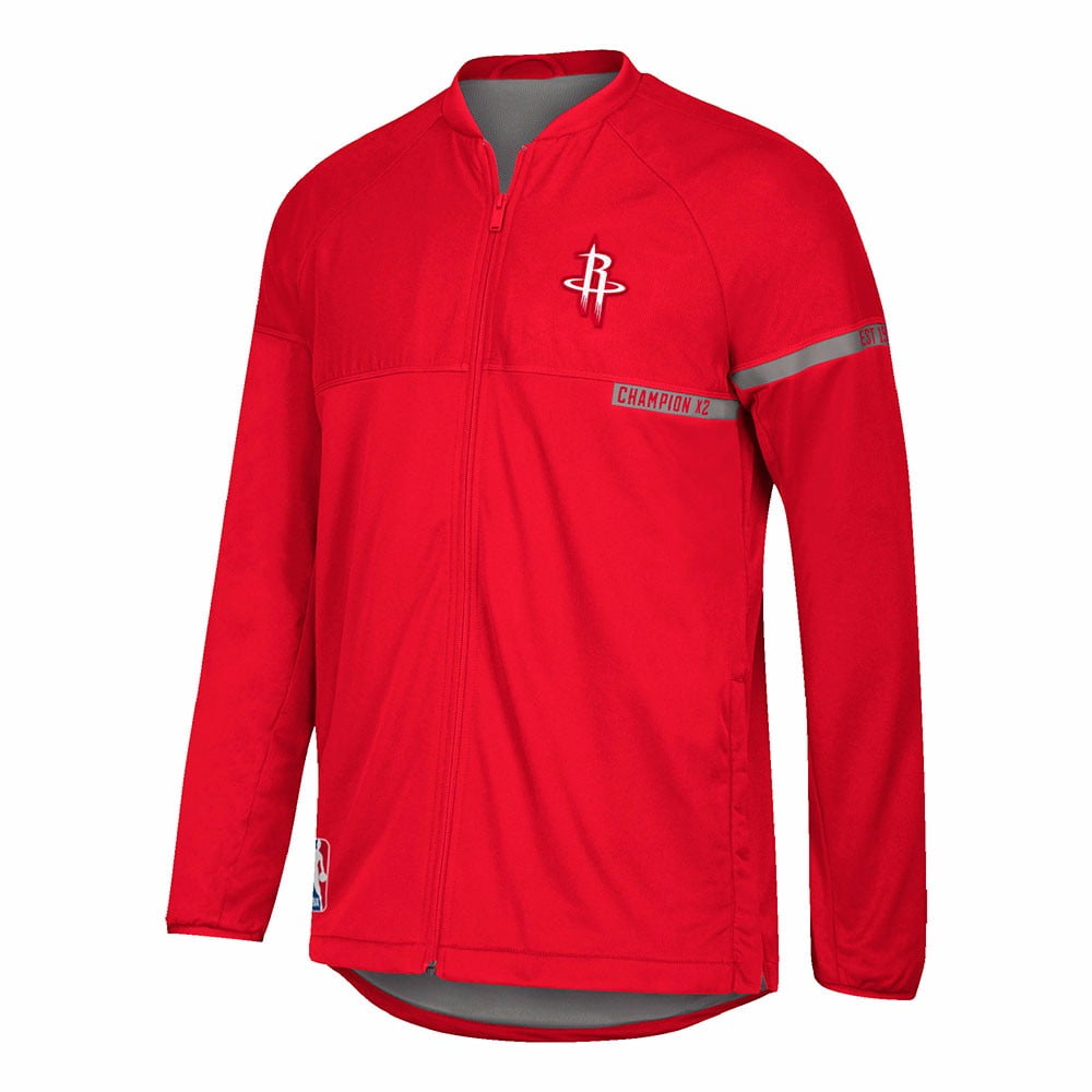 Houston Rockets NBA Adidas Red 2016-17 Authentic On-Court Team Issued Pro Cut Warm Up Jacket For Men by Adidas