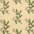 thumbnail image 3 of Holiday Garden Needlepoint Pillow, 14" x 14", 3 of 4