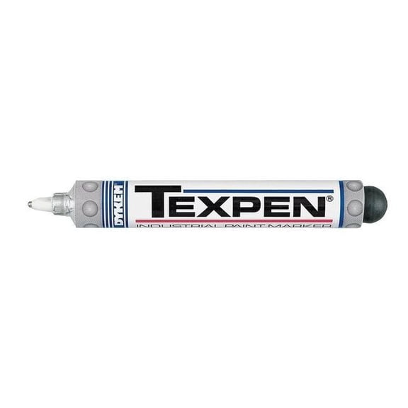 Dykem Industrial Marker, Fine Tip, White Color Family, Paint 16080