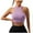 Summer Tops Purple, variant on Womens Crop Tank Tops Basic Seamless Ribbed Round High Neck Cropped Workout Top Summer Causal Yoga Gym Shirts