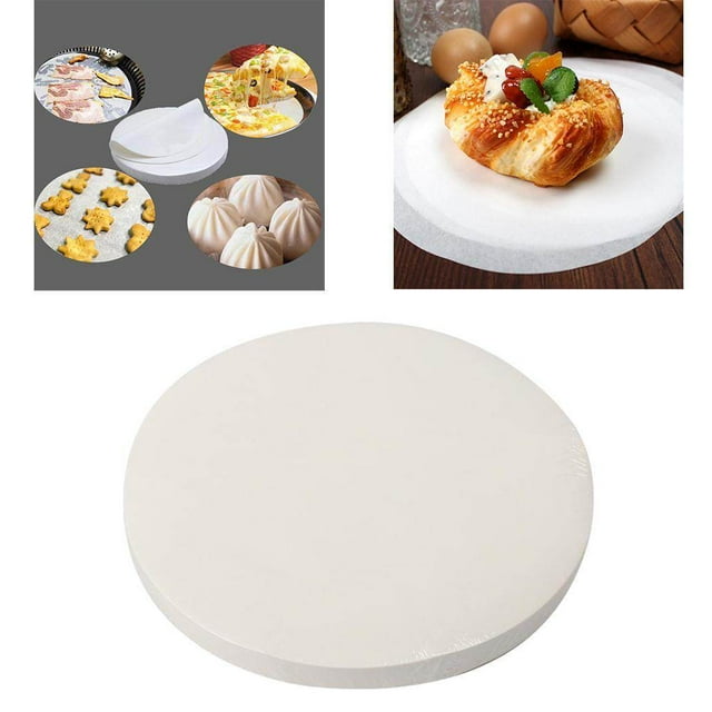 serony Feuille de Papier Parchemin en Silicone Résistant à la Graisse 100 Pcs 25.5cm