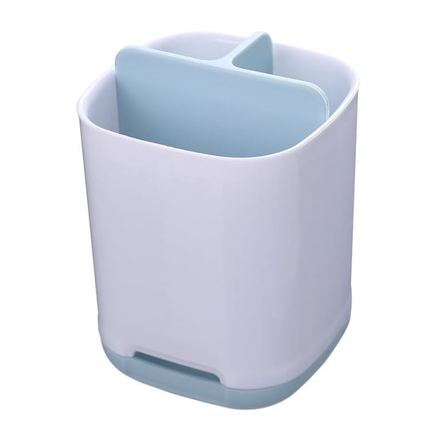 Soporte para cepillos de dientes con antideslizante, plástico desmontable para una fácil limpieza Almacenamiento multifuncional, cepillo de dientes eléctrico de 3 ranuras y organizador de pa