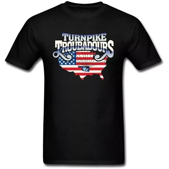 Turnpike Troubadours Band Shirt Black Cotton All Size SG736