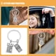 thumbnail image 2 of 2 llaveros con dije de contable, analista financiero, accesorio de joyería, llavero de bolsa, auditor, calculadora, dije de graduación para graduados, 2 of 8