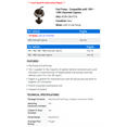 thumbnail image 2 of Fuel Pump - Compatible with 1981 - 1986 Chevy Caprice 1982 1983 1984 1985, 2 of 2