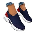 thumbnail image 3 of Rotm Walking Sneakers for Women Womens Sneakers Air Cushion Running Shoes Lightweight Tennis Walking Shoes Mesh Breathable Gym Work Fashion Sneakers Athletic Comfortable Casual Blue,39, 3 of 5