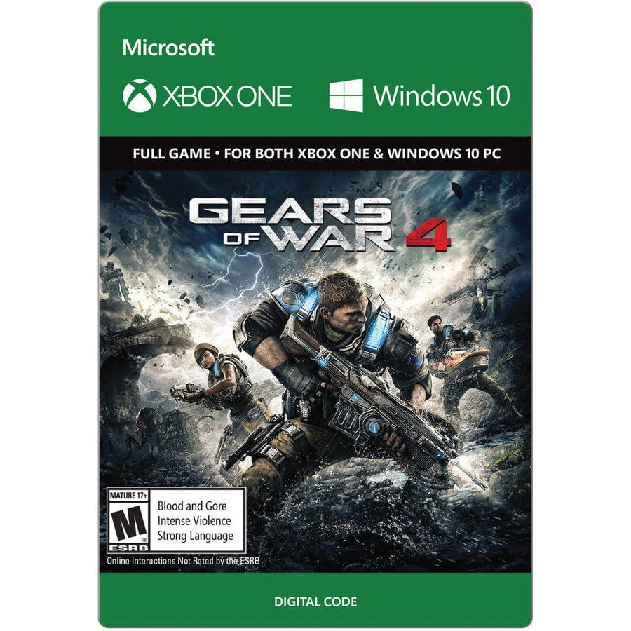 Gears of War 4 Rockstar FULL SET OF XBL CODES with Walmart Exclusive ULTRA RARE 