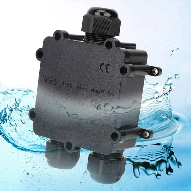 Terminal Box, Junction Box Fire And Flame Retardant Waterproof Sealing Sun Protection For Waterproof Equipment For Underwater Lights For Street Lights Y Type
