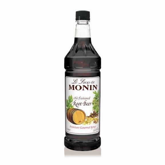 Monin Old Fashioned Root Beer PET Syrup cs 4/1 ltr