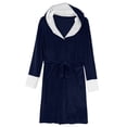 thumbnail image 1 of IMENGL Robe pajamas soft lightweight plush, Blue 2XL, Size M-5XL, 1 of 3