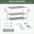 thumbnail image 6 of 6 Tier Shoe Rack, Shoe Cabinet with Dust-proof Cover, Multi-layer Assembled Shoe Rack Shoe Stand, Storage Shelf Organizer Holder, 6 of 9