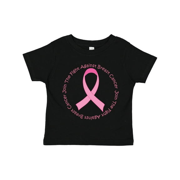 Inktastic Fight Against Breast Cancer Girls Toddler T-Shirt