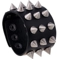 thumbnail image 1 of Correa de cuero con hebilla de aleación y remache de punta de hip hop, 1 of 5