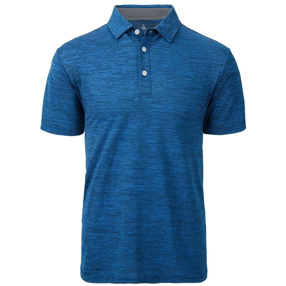 SPEEDRUN Men's Casual Golf Polo with Short Sleeve Breathable Polyester and Spandex, (Men's)