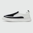 thumbnail image 4 of Men'S Stylish Casual Sneakers with a Slip-On Design That Doesn'T Require Laces, Perfect for Wearing in Spring, Summer, And Autumn Made from Breathable Canvas Material with a Soft Sole,, 4 of 9
