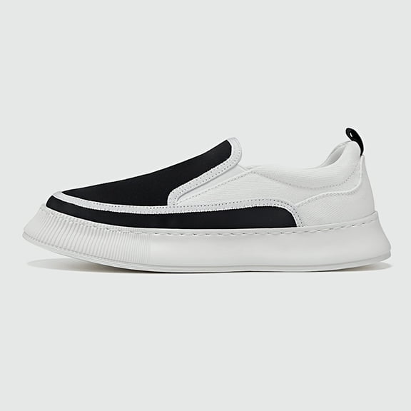 Men'S Stylish Casual Sneakers with a Slip-On Design That Doesn'T Require Laces, Perfect for Wearing in Spring, Summer, And Autumn Made from Breathable Canvas Material with a Soft Sole,