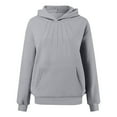 thumbnail image 6 of BLVB Womens Oversized Hoodies Cute Pleated Front Sweatshirts Hooded Pullover Fall Fashion Casual Tops Trendy Outfits with Pockets, 6 of 7