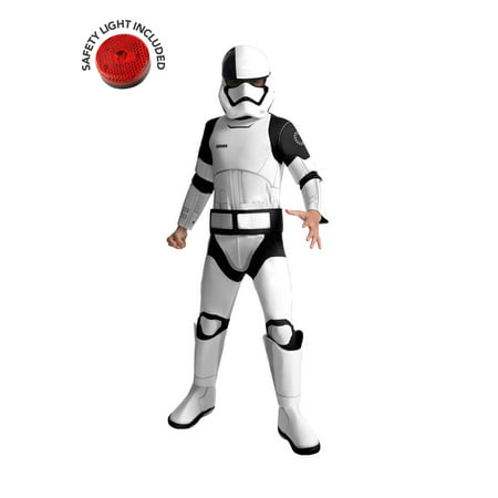 Star Wars Deluxe Stormtrooper Costume Kit With Safety Light - Kids M