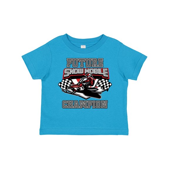 Inktastic Future Snowmobile Champion Boys or Girls Toddler T-Shirt