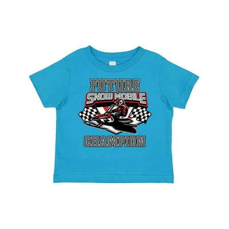 

Inktastic Future Snowmobile Champion Boys or Girls Toddler T-Shirt