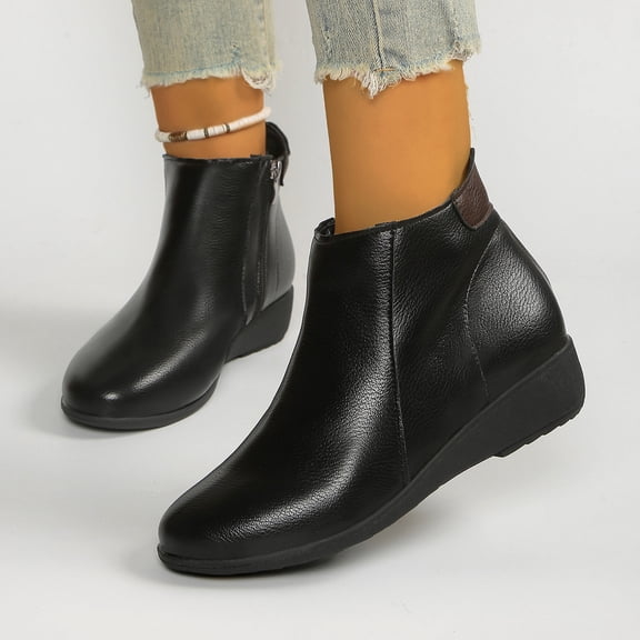 Women's Ankle Boots Flat Booties Casual Short Boots Comfortable Walking Boots For Women