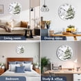 thumbnail image 2 of Wall Clock 12 Inch Winter Snowy Forest Round Silent Decorative Wall Clocks Battery Operated for Living Room Bedroom Kitchen Classroom Decor, Christmas Tree Themed,Large, 2 of 7