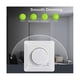 thumbnail image 2 of LED Dimmer Switch, Flush-Mounted Dimmer for Dimmable LED and Halogen, 5-300 W Dimmer Switch LED, Ph, 2 of 5