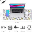 thumbnail image 5 of Long Mouse Pads for Desk,White Cartoon Unicorn Rainbow Star Desk Mats on Top Of Desks, Desk Mouse Pad Extra Large with 3mm Non-Slip Base and Stitched Edge for Gaming,Work,Home 31.5"x11.8", 5 of 5