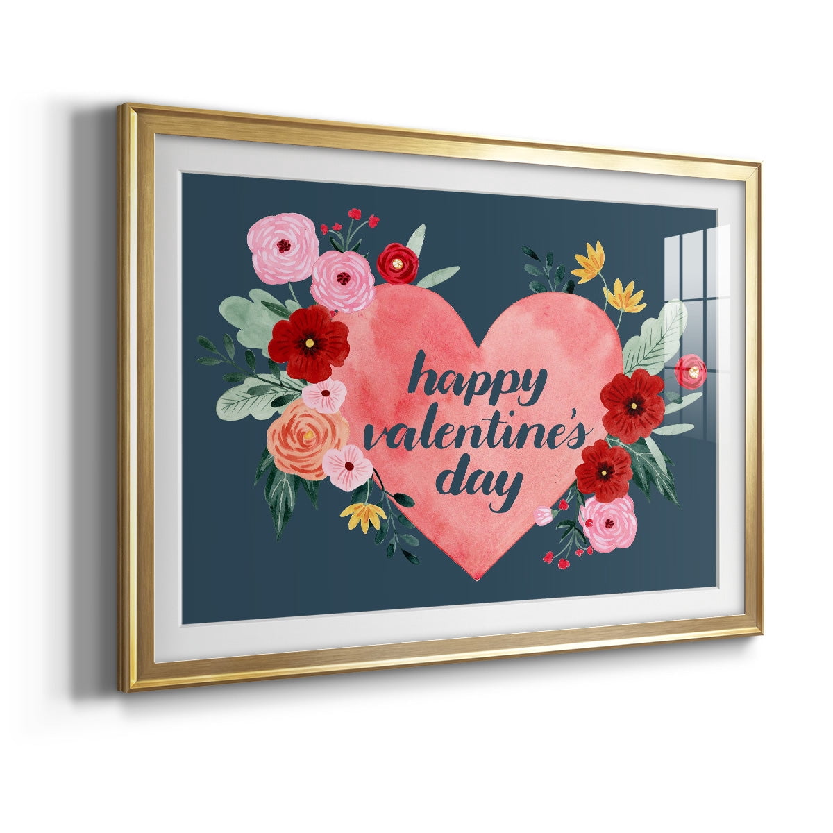 Sweet Hearts Collection A Premium Framed Print - Ready to Hang