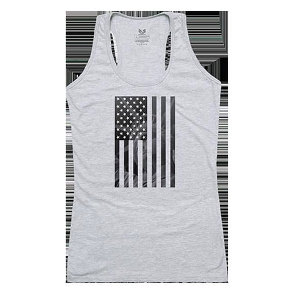 Liberty Graphic Tank Top, Heather Grey - Large