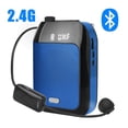 thumbnail image 2 of 2.4G 15W Wired/Wireless Voice Amplifier Portable For Teaching Lecture Tour Guide TF UDisk Megaphone Microphone Speaker ,No Screeching Distortion, 2 of 6