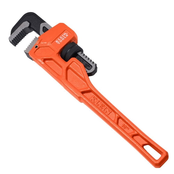 Klein Tools Adjustable Cast Iron Pipe Wrench 10 Inch