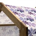 thumbnail image 4 of Floral Pet House, Retro Blooming Petals with Abstract Swirls and Curves Romantic Composition, Outdoor & Indoor Portable Dog Kennel with Pillow and Cover, 5 Sizes, Purple Lilac Peach, by Ambesonne, 4 of 4