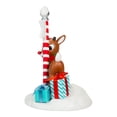 thumbnail image 3 of Kurt Adler 6.5-Inch Fabricé Rudolph North Pole Table Piece – Multi-Colored Holiday Décor, 3 of 4