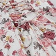 thumbnail image 5 of IBTOM CASTLE Women Floral Corset Dress Sleeveless Square Neck Spaghetti Straps Dress Boho Holiday Flowy Midi Bustier Sundress XL Rose Flower, 5 of 8