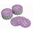 thumbnail image 3 of Inkdotpot 100 Pack Happy Birthday Favor Paper Tags Craft Real Silver Foil Hang Tags, 3 of 6
