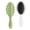 White-417, variant on Space Geometric Hair Brush, Soft Bristle Paddle Comb for Wet Dry Hair, Tribal Pattern, Aesthetic Detangling Brush for Men, Women, Kids