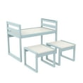 thumbnail image 4 of Max & Finn Signy Kids Table and 2 Chairs Set with Adjustable Heights, Cloud Blue/White, 4 of 22